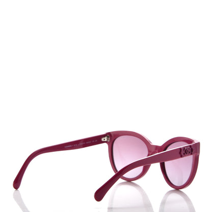 Chanel Pantos CC Signature 5315 Sunglasses Fuchsia 4 of 8
