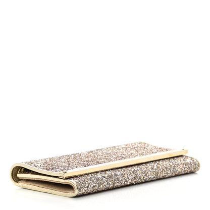 Jimmy Choo Glitter Clutch Gold 4 of 9