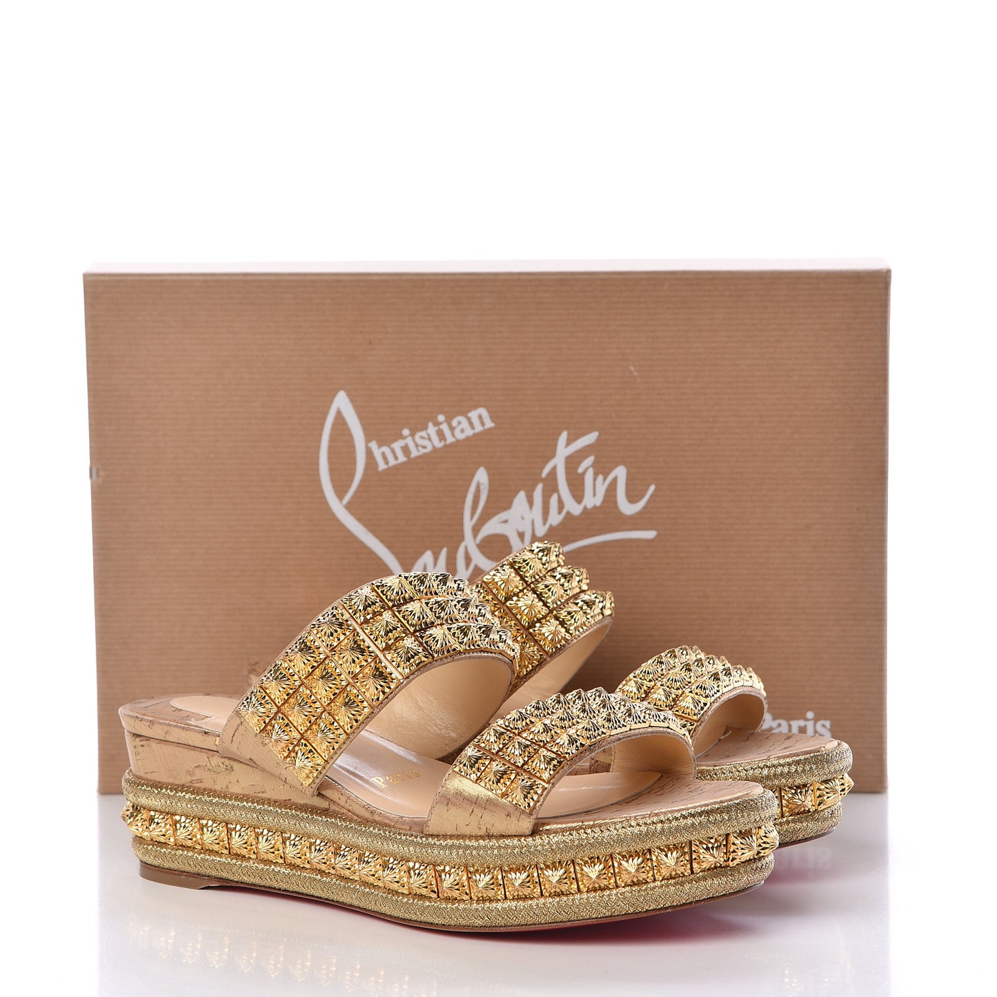 Liege Pepite 60 Platform Sandals 36 Version Gold