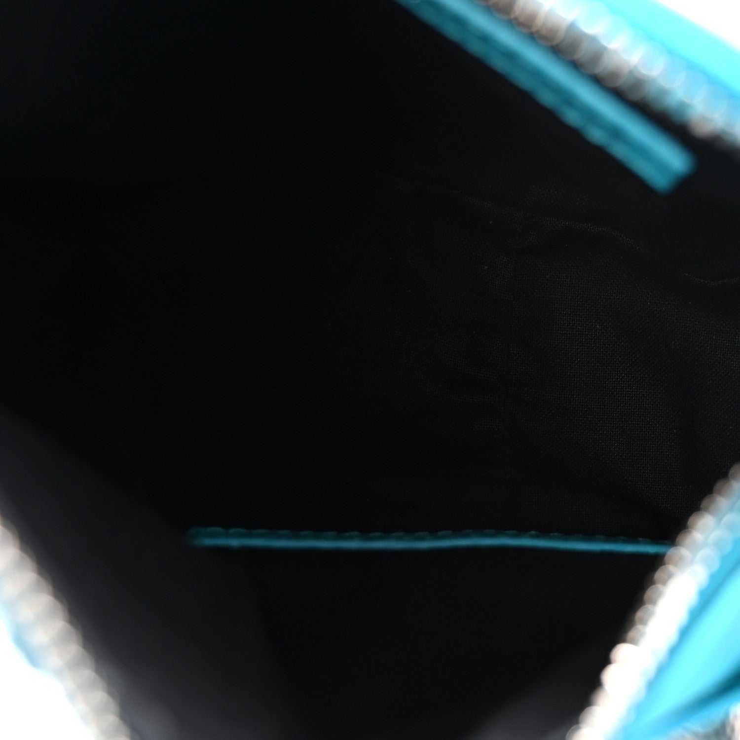 Balenciaga Agneau Arena Le Cagole Shoulder Bag XS Cyan 6 of 11