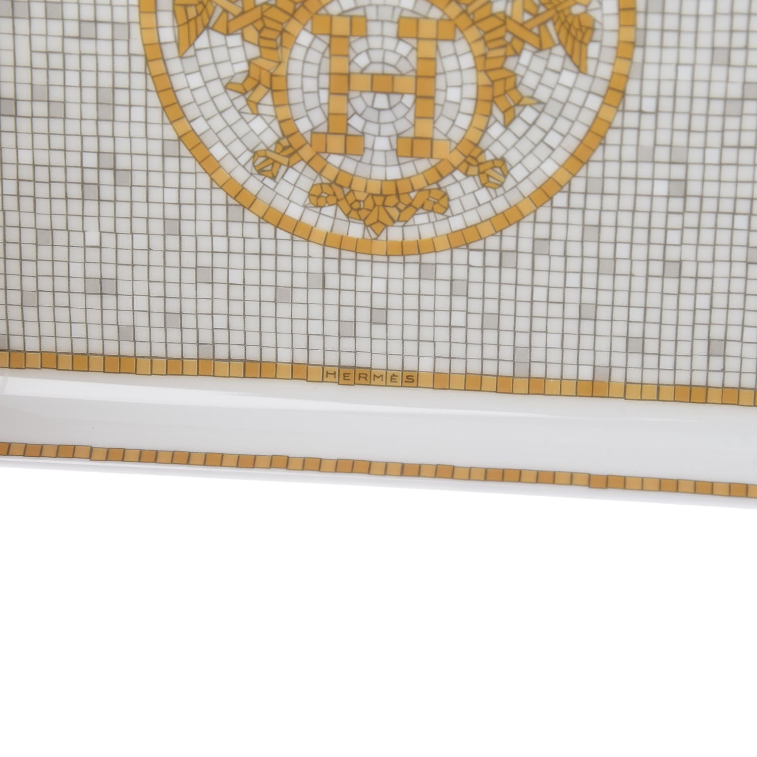 Hermes Porcelain Mosaique au 24 Sushi Plate 6 of 7