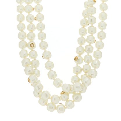 Gucci Pearl Ribbon Feline Strand Necklace 1 of 6