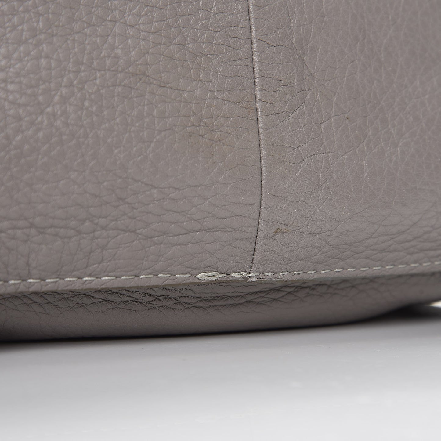 Calfskin Medium Marcie Satchel Cashmere Grey