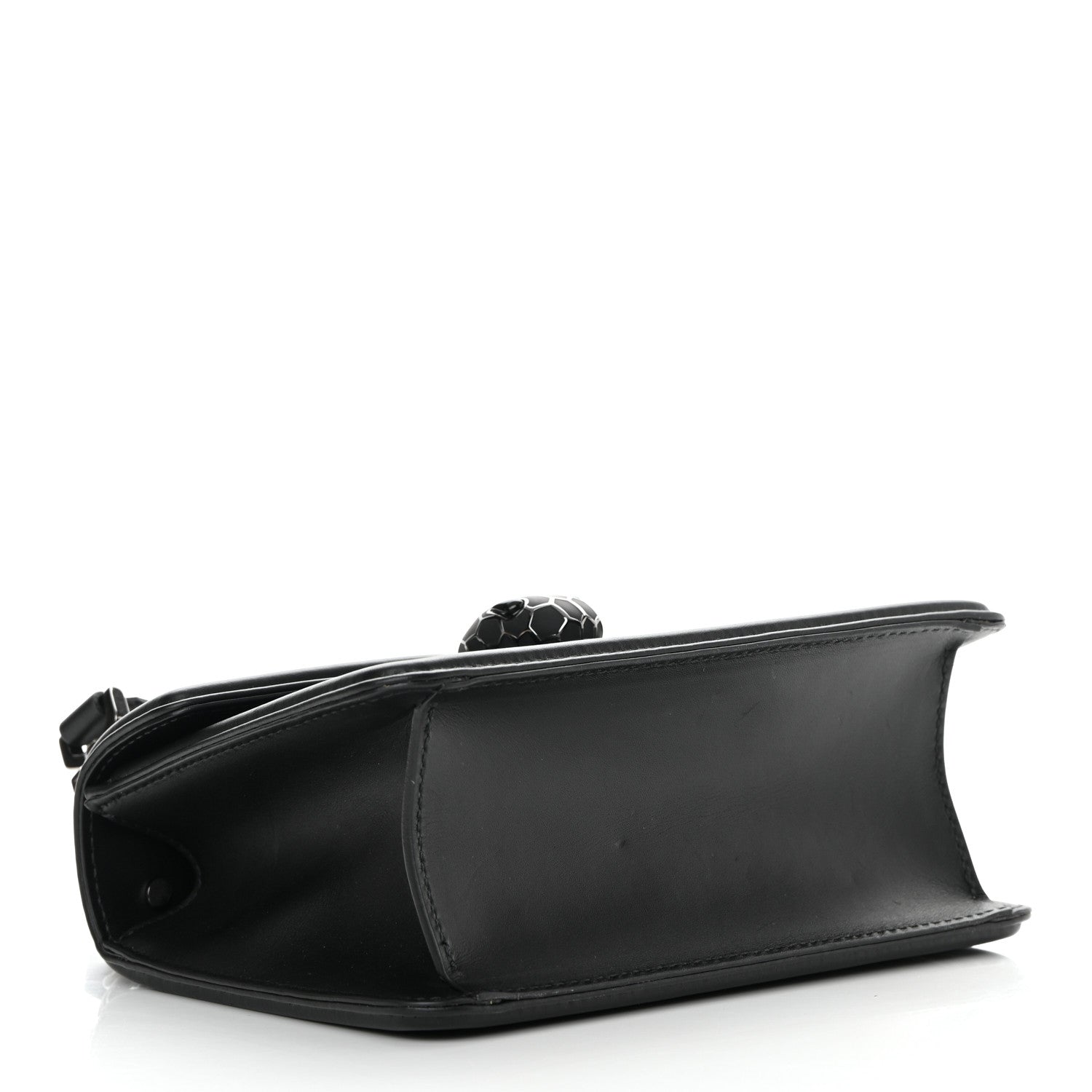 Bulgari Quilted Nappa Smooth Calfskin Serpenti Forever Diamond Blast Shoulder Bag Black 4 of 13