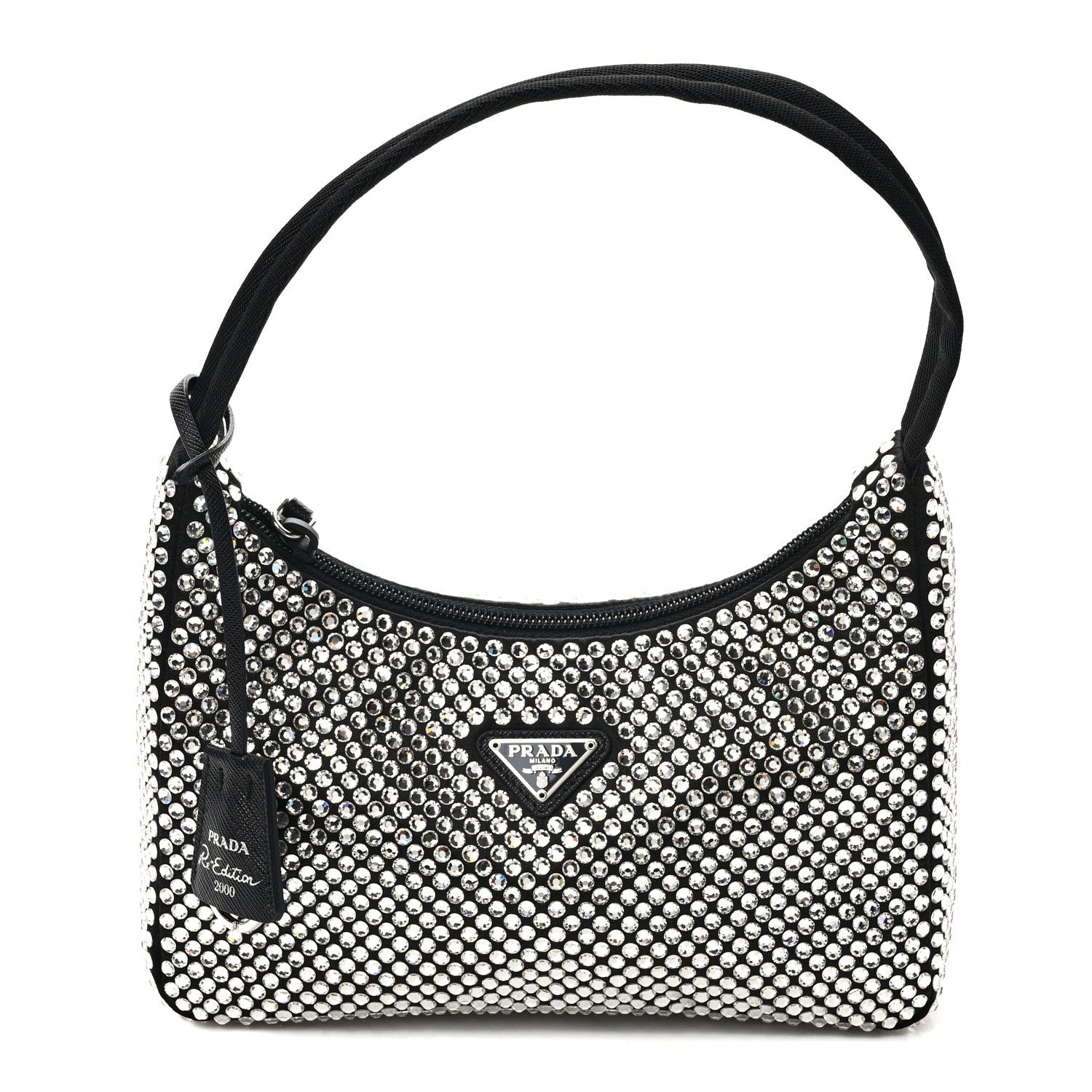 Prada Satin Crystal Mini Re-Edition 2000 Bag Cristal 1 of 10