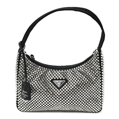 Prada Satin Crystal Mini Re-Edition 2000 Bag Cristal 1 of 10