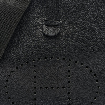 Hermes Taurillon Clemence EVELYNE III PM Black 8 of 10