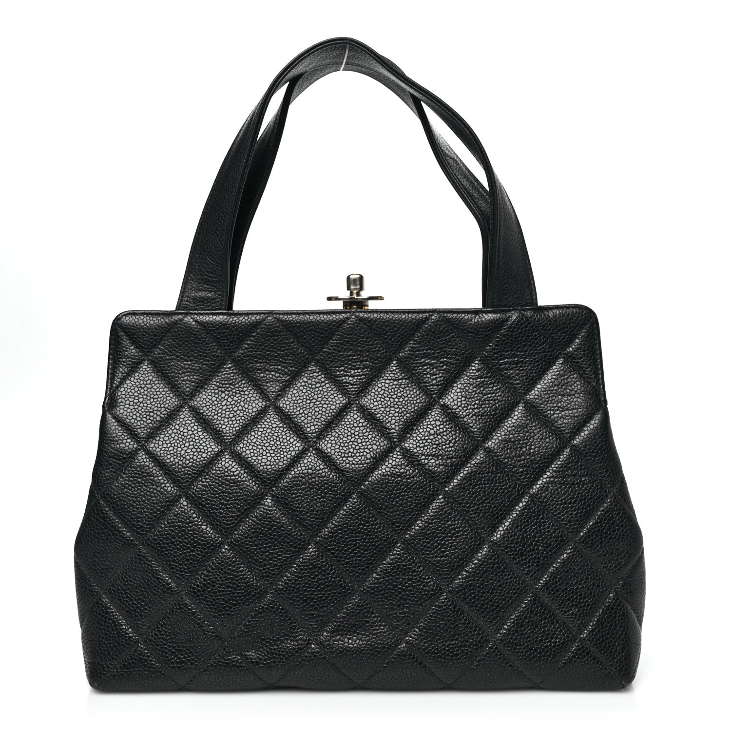 Chanel Caviar Quilted Frame Shoulder Bag Black 1 of 12