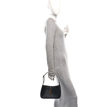 Saint Laurent Smooth Calfskin Le 5 A 7 Hobo Black 2 of 10