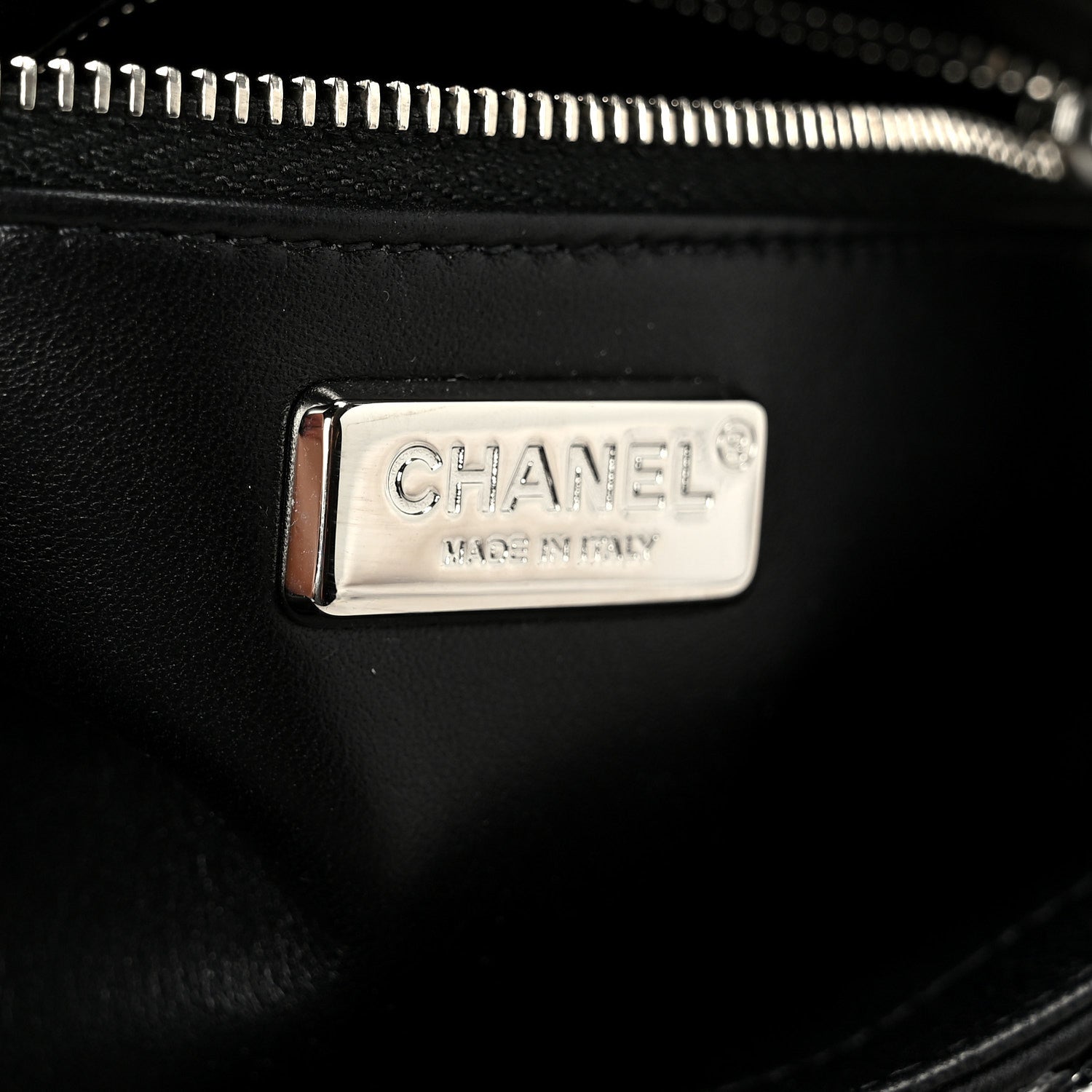 Chanel Sequin Camellia Small Single Flap Silver Black 6 of 12