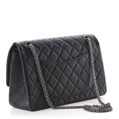 Chanel Aged Calfskin Quilted 2.55 Reissue 226 Flap Black 4 of 13