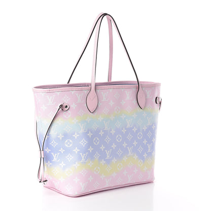 Louis Vuitton Monogram Escale Neverfull MM Pastel 3 of 10