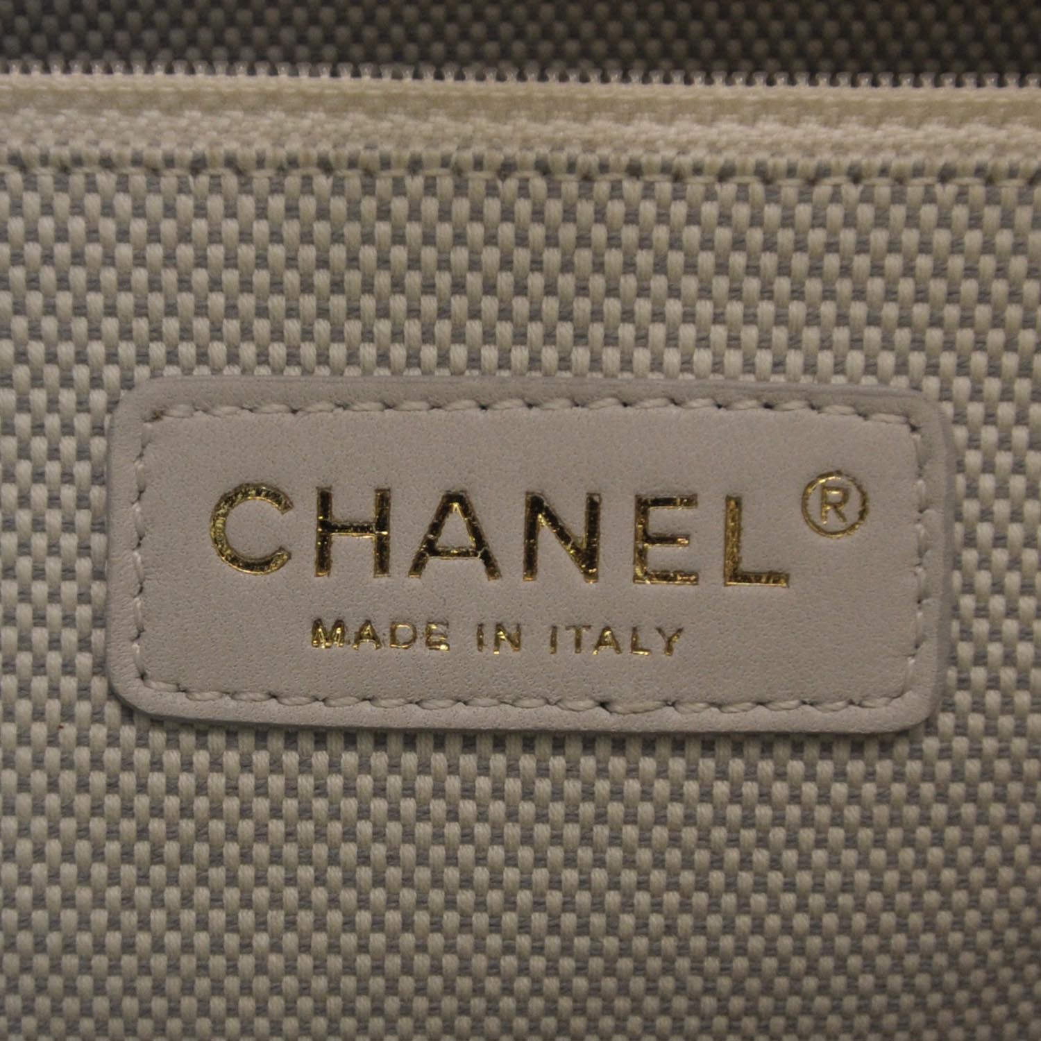 Chanel Calfskin Quilted Large Retro Chain Tote Beige 7 of 9