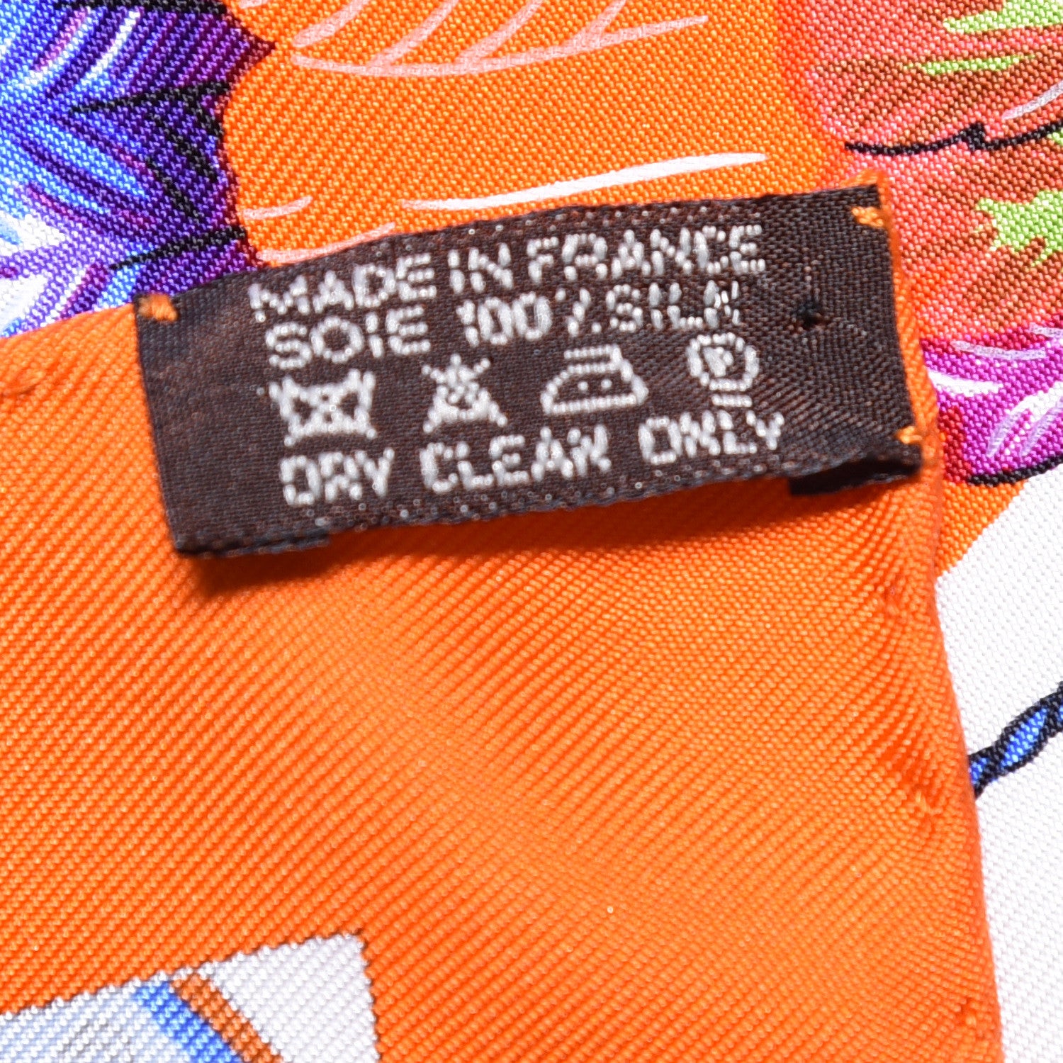 Hermes Silk Brazil Pocket Square 5 of 5