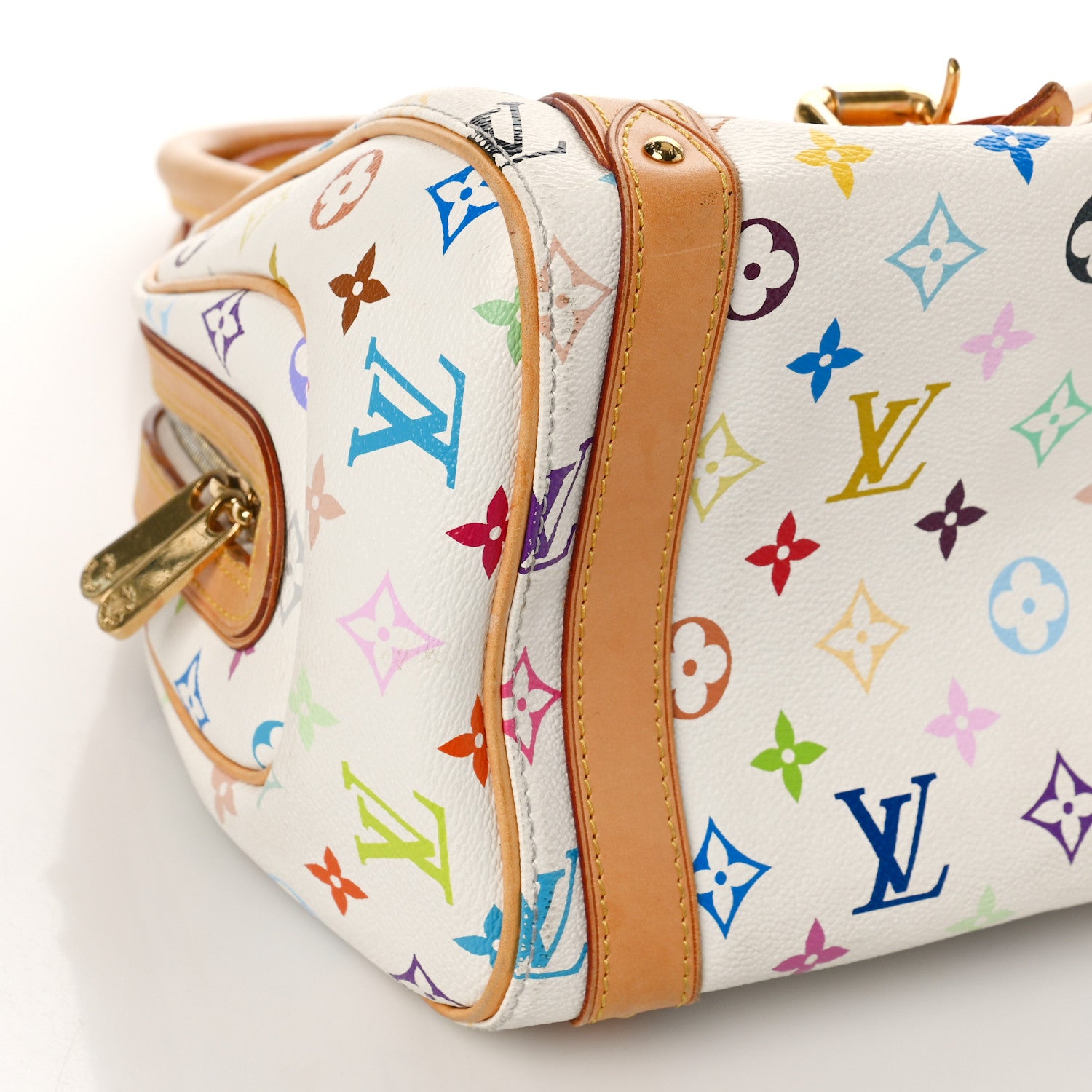 Louis Vuitton Monogram Multicolor Priscilla White 6 of 7