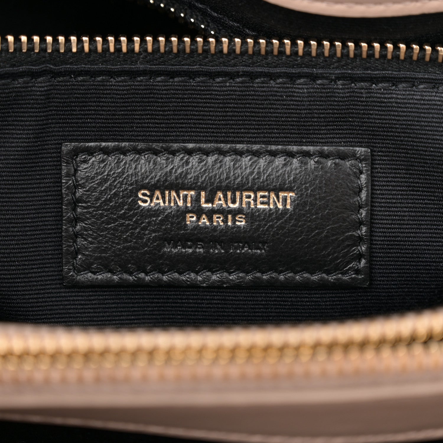 Saint Laurent Calfskin Y Quilted Monogram Medium Loulou Chain Satchel Dark Beige 6 of 11