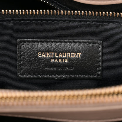 Saint Laurent Calfskin Y Quilted Monogram Medium Loulou Chain Satchel Dark Beige 6 of 11
