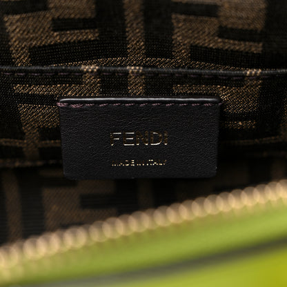 Fendi Vitello King Plexiglass Logo Embossed Mini By The Way Top Handle Boston Bag Wasabi 6 of 10