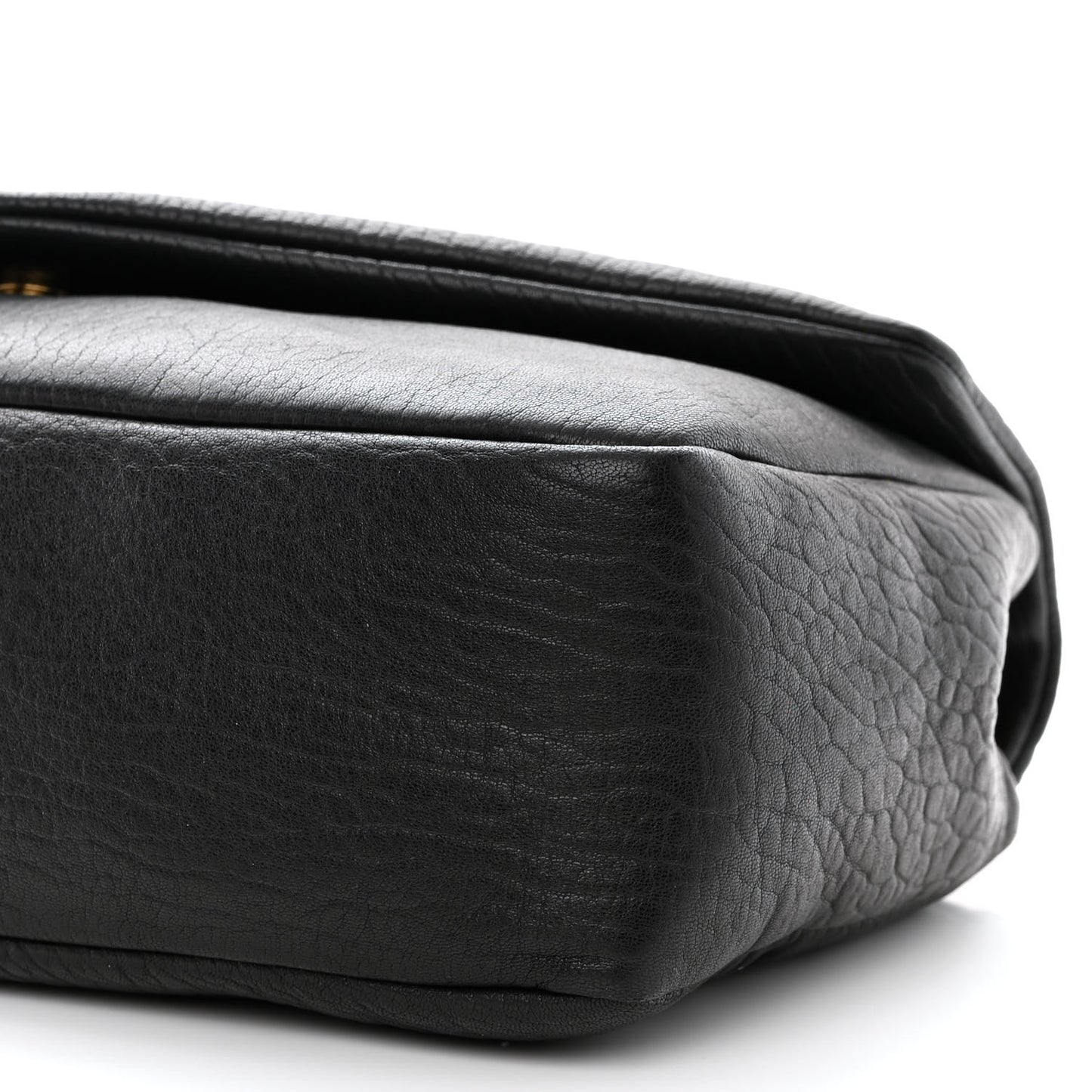 Grained Lambskin Large Calypso Black