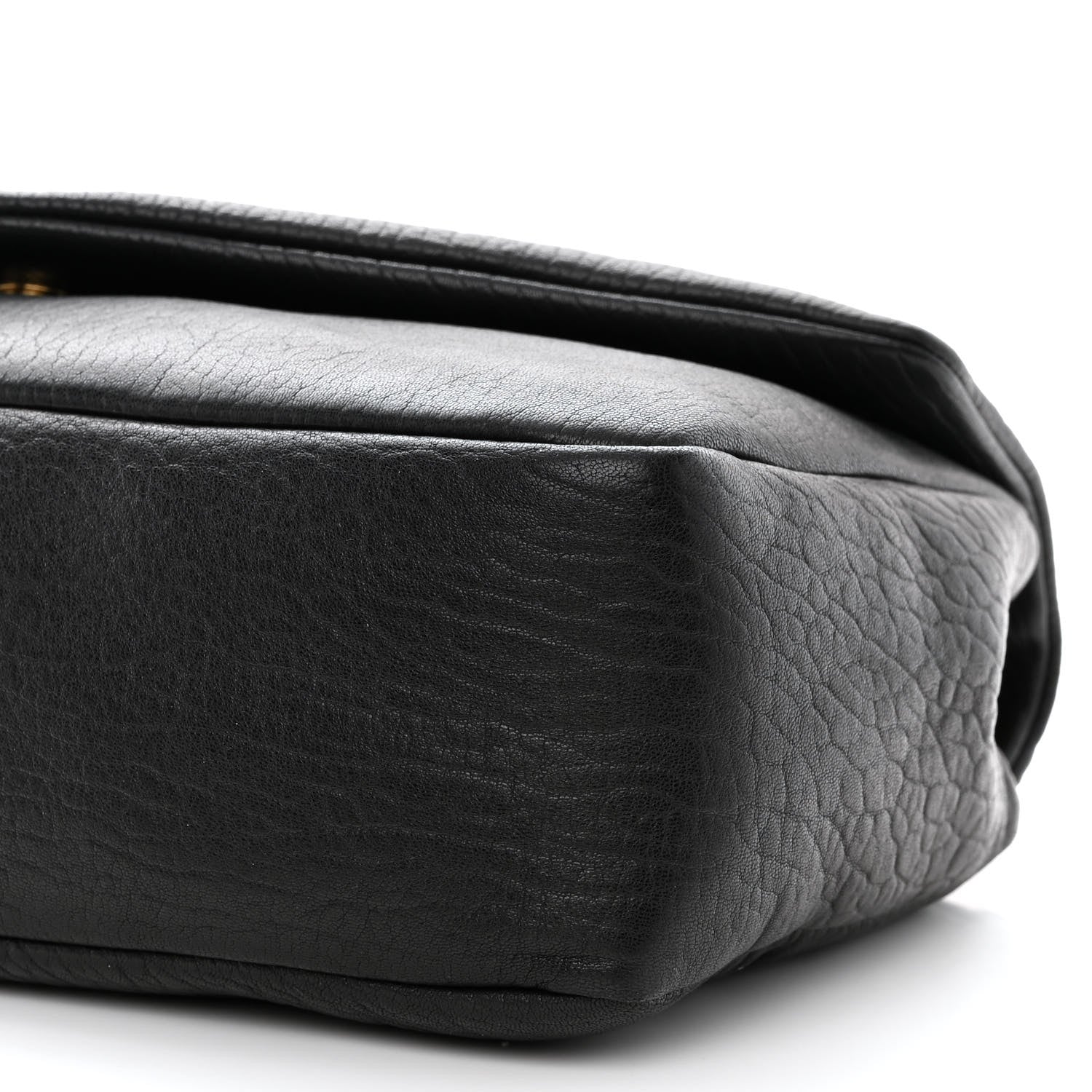 Saint Laurent Grained Lambskin Large Calypso Black 10 of 12