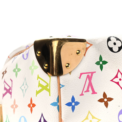 Louis Vuitton Monogram Multicolor Speedy 30 White 14 of 15