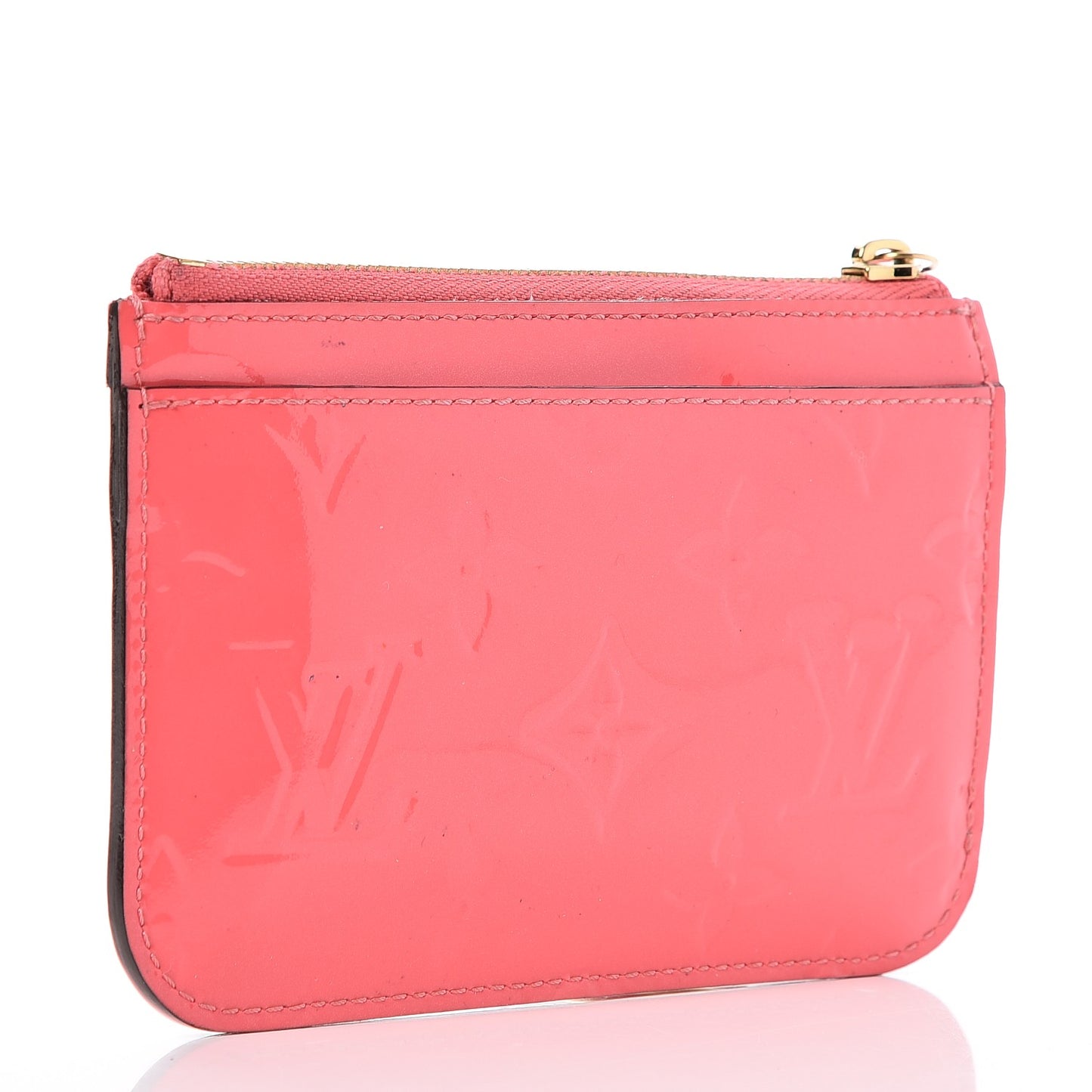 Vernis Key Pouch Rose Litchi