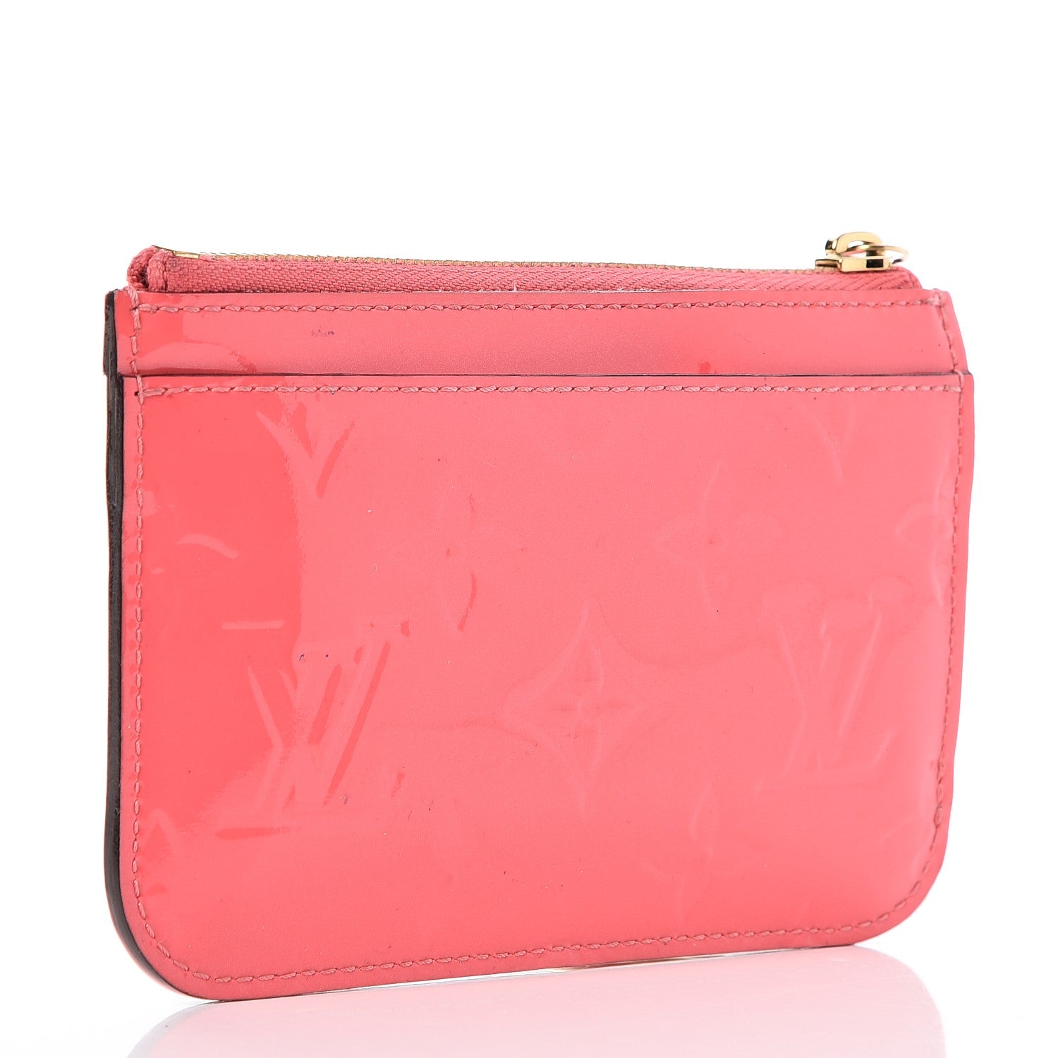 Louis Vuitton Vernis Key Pouch Rose Litchi 3 of 6