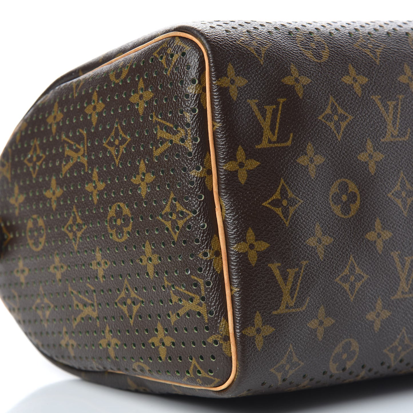 Monogram Perforated Speedy 30 Green