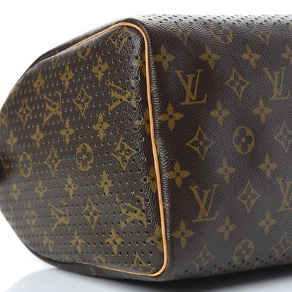 Louis Vuitton Monogram Perforated Speedy 30 Green 5 of 18