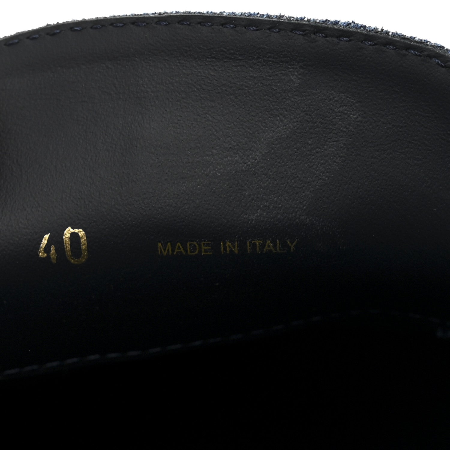 Miu Miu Denim Penny Loafer 40 Denim 9 of 9