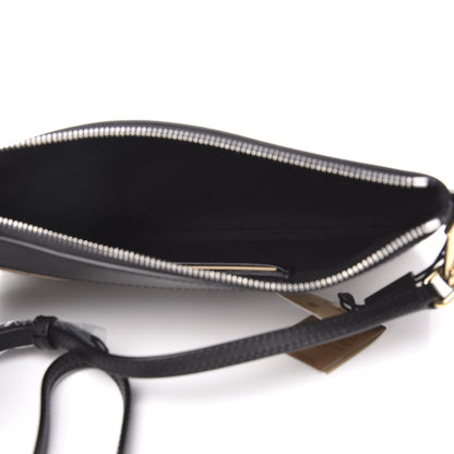 Burberry House Check Derby Peyton Crossbody Clutch Bag Black 5 of 10