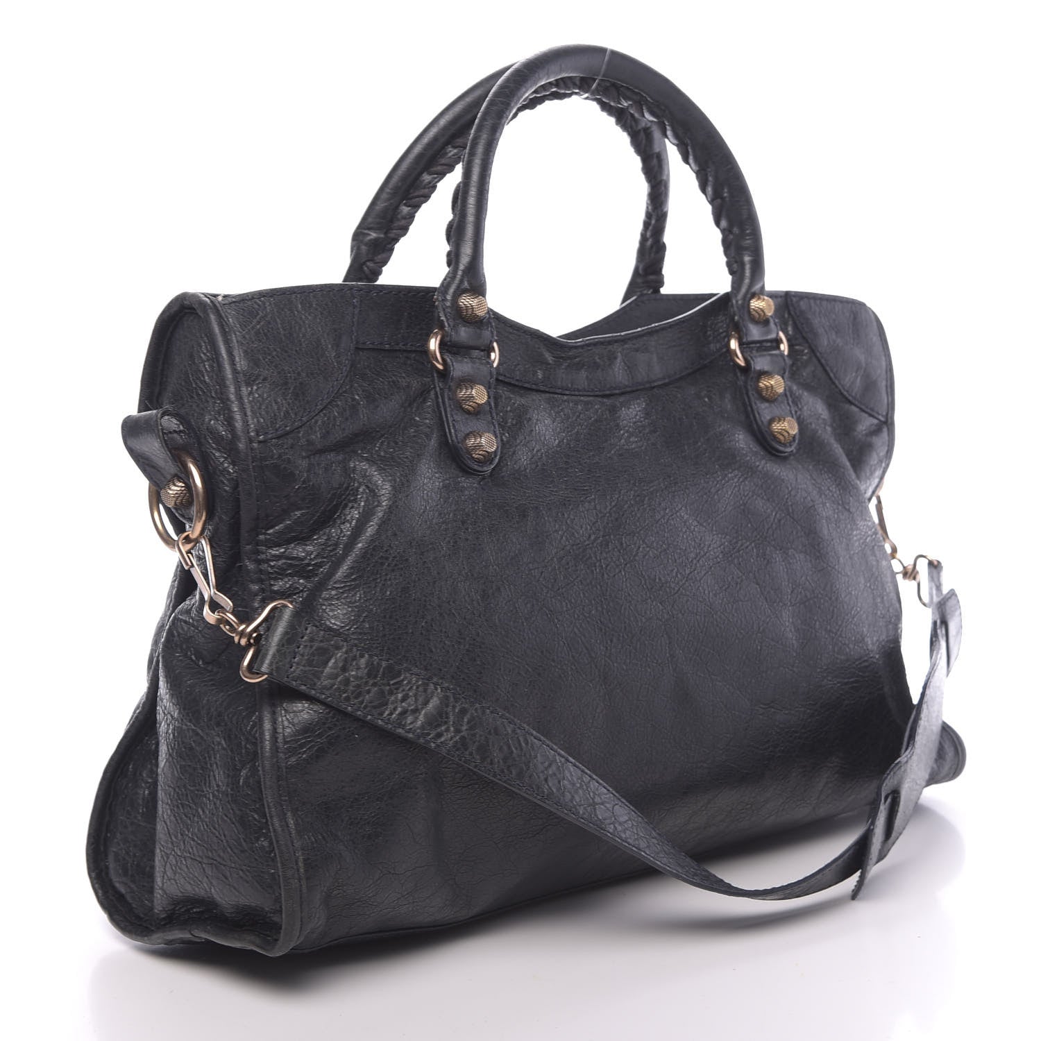 Balenciaga Agneau Giant 12 Rose Gold Hardware City Dark Night 3 of 18