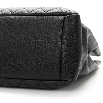 Chanel Caviar Quilted Grand Shopping Tote GST Black 10 of 12