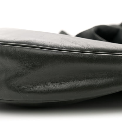 Bottega Veneta Calfskin Foulard Shoulder Bag Black 11 of 11