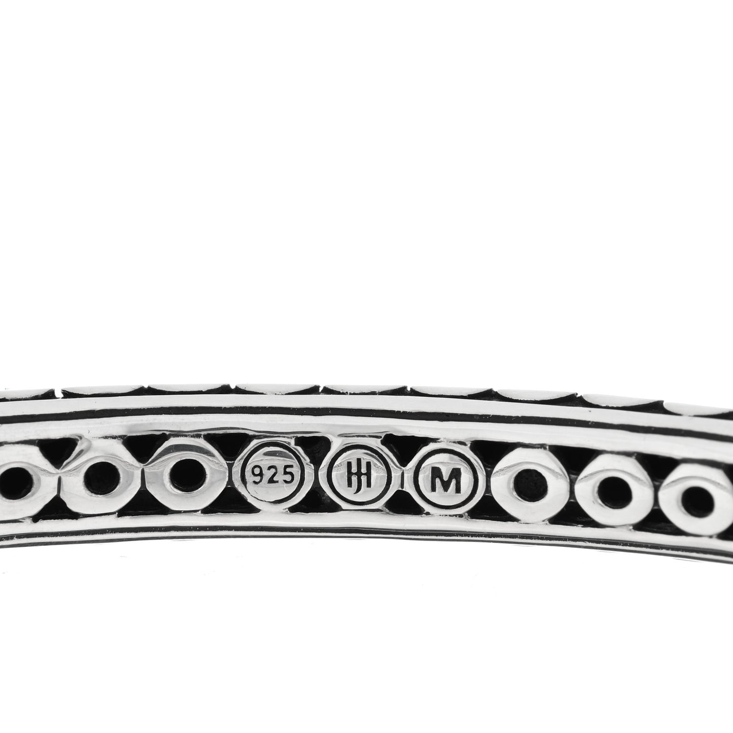 Sterling Silver 6mm Dot Bangle Bracelet