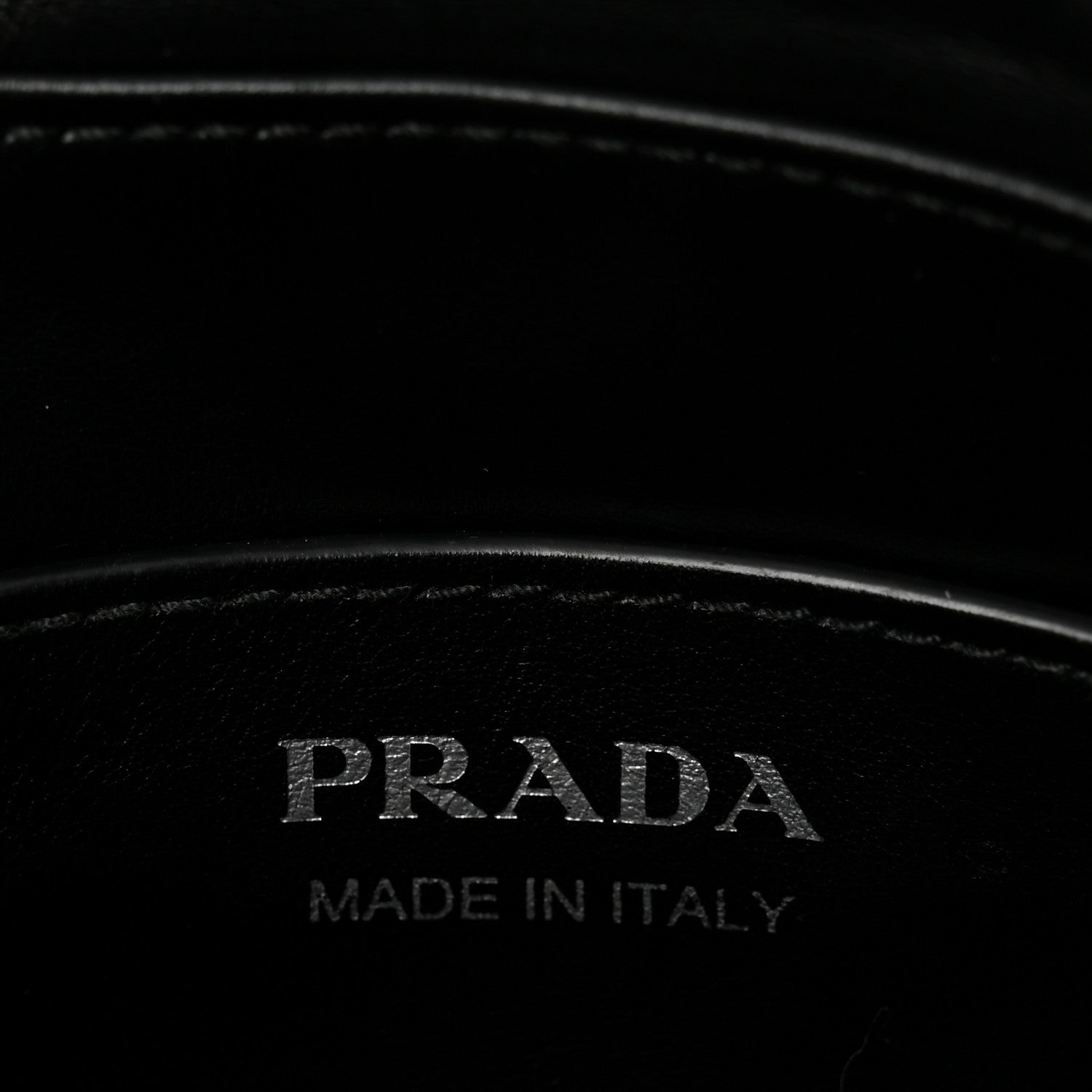 Prada Soft Calfskin Impunture Diagramme Belt Bag Black 6 of 9