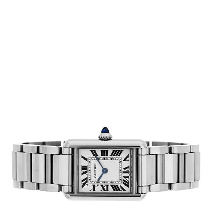 Cartier Stainless Steel 22mm Tank Must Quartz Watch 2 of 5