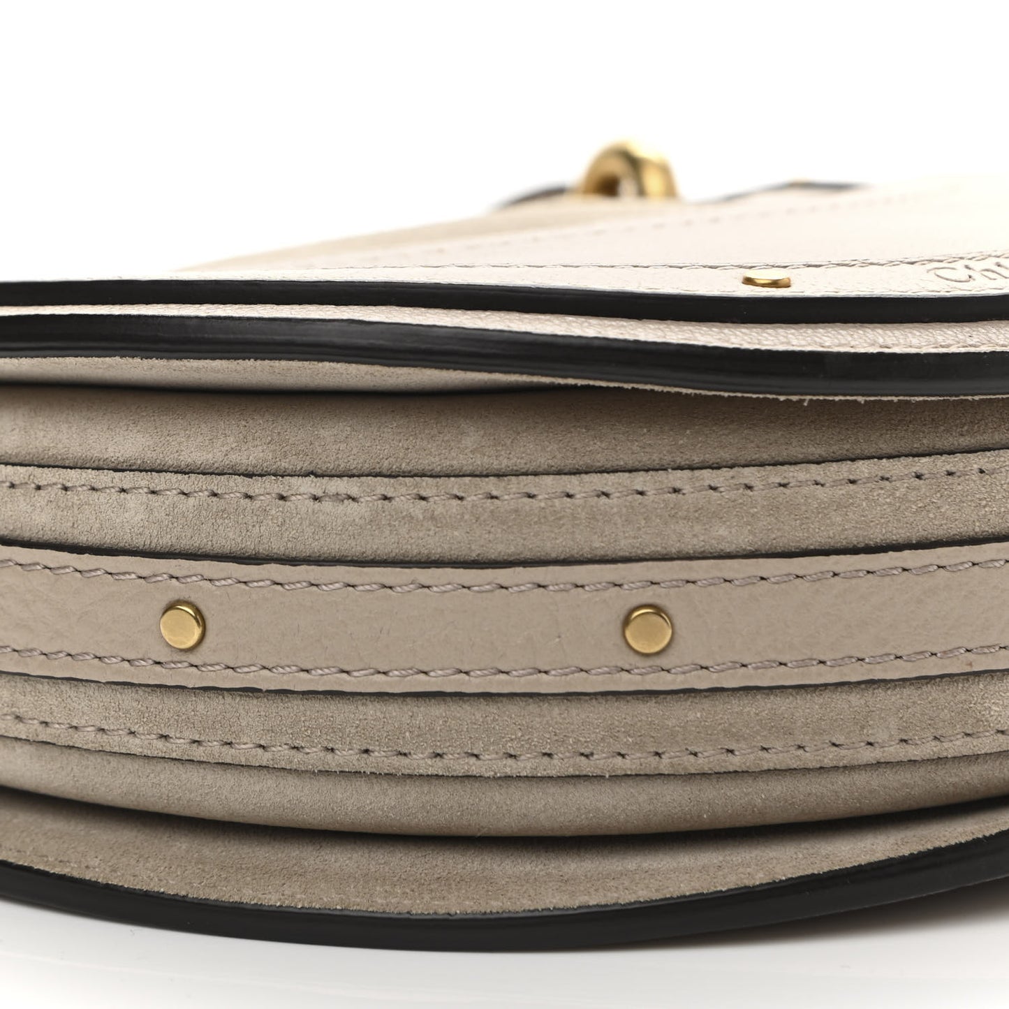 Calfskin Suede Small Pixie Bag Motty Grey