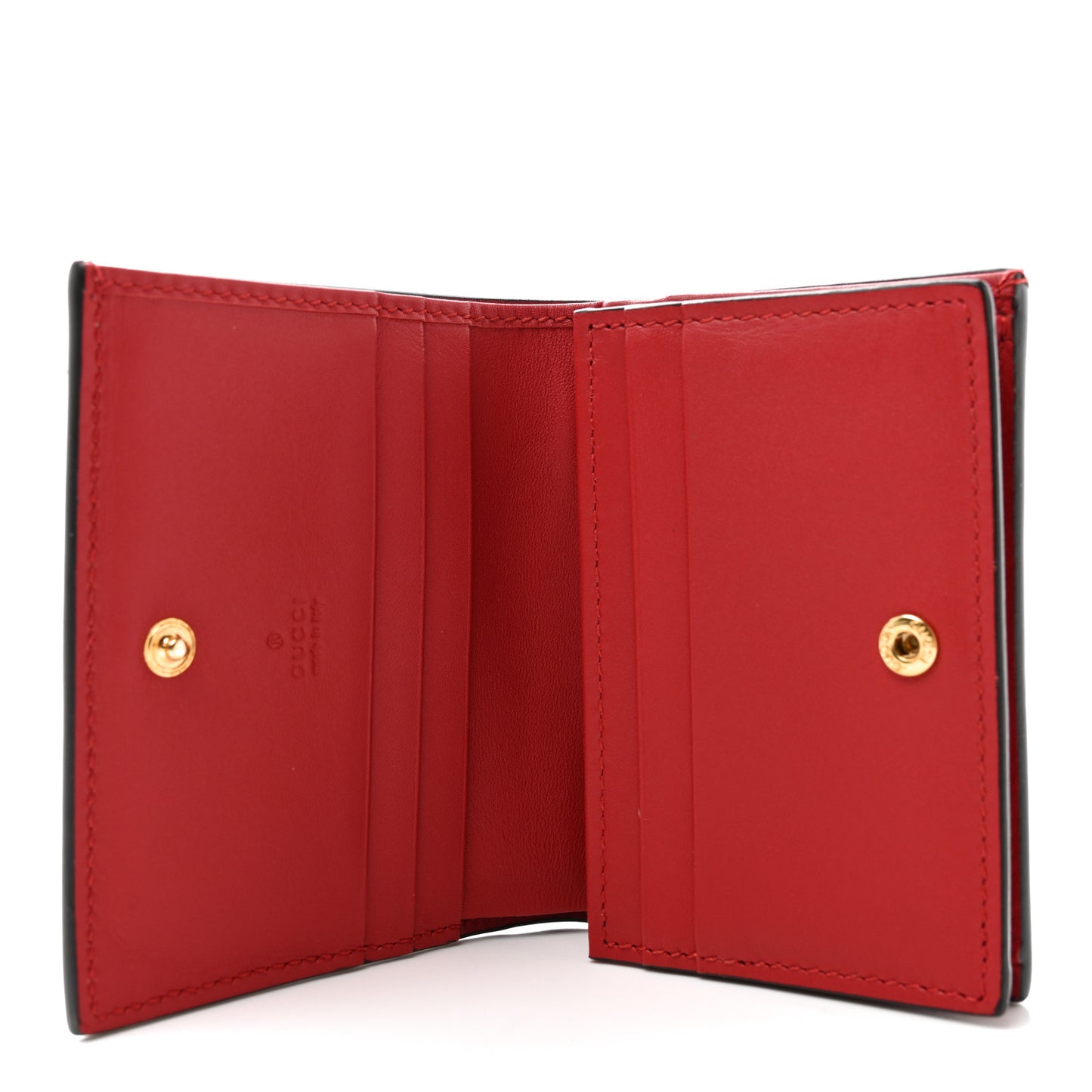 Soft GG Supreme Monogram Mystic Cat Card Case Wallet