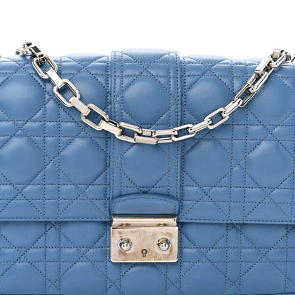Christian Dior Lambskin Cannage Medium Miss Dior Flap Blue 7 of 11