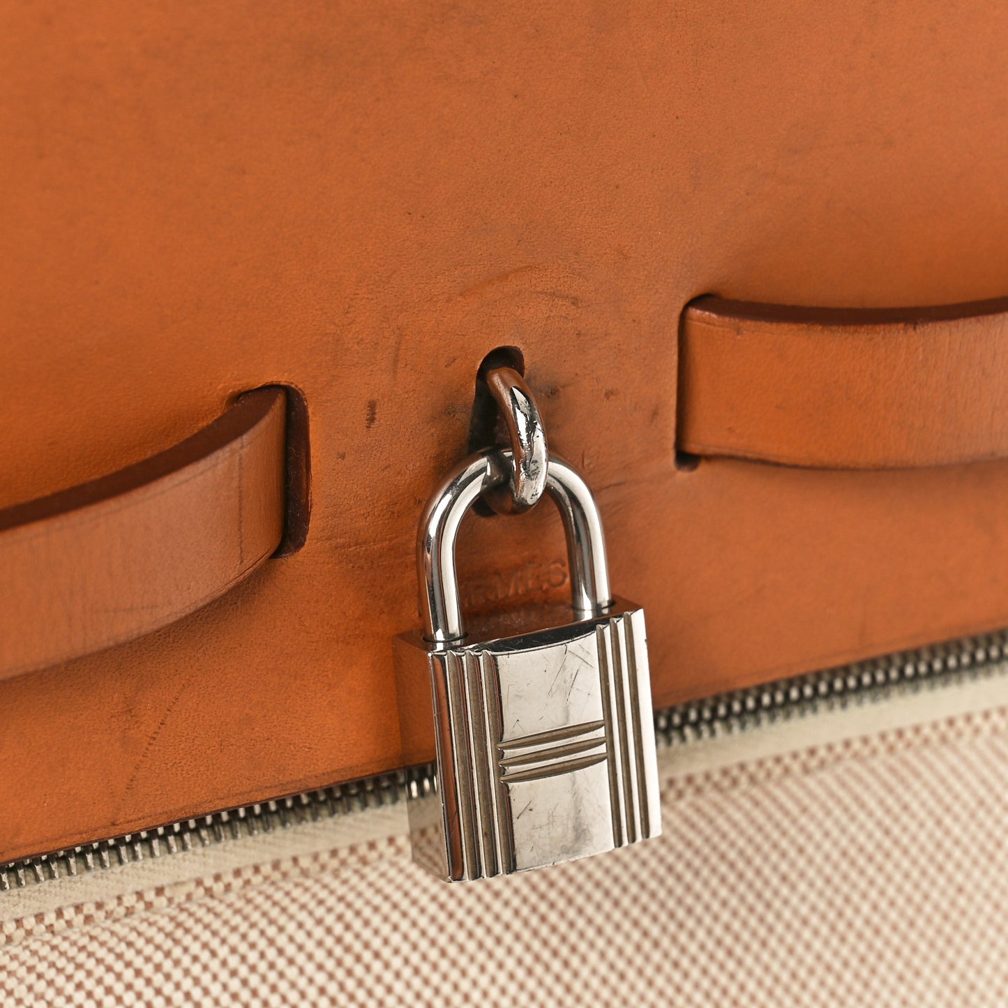 Toile Vache Hunter Herbag Zip 39 MM Beige Naturel
