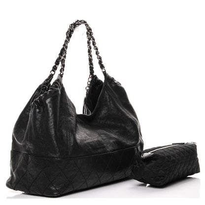 Chanel Calfskin Baby Coco Cabas Black 3 of 7