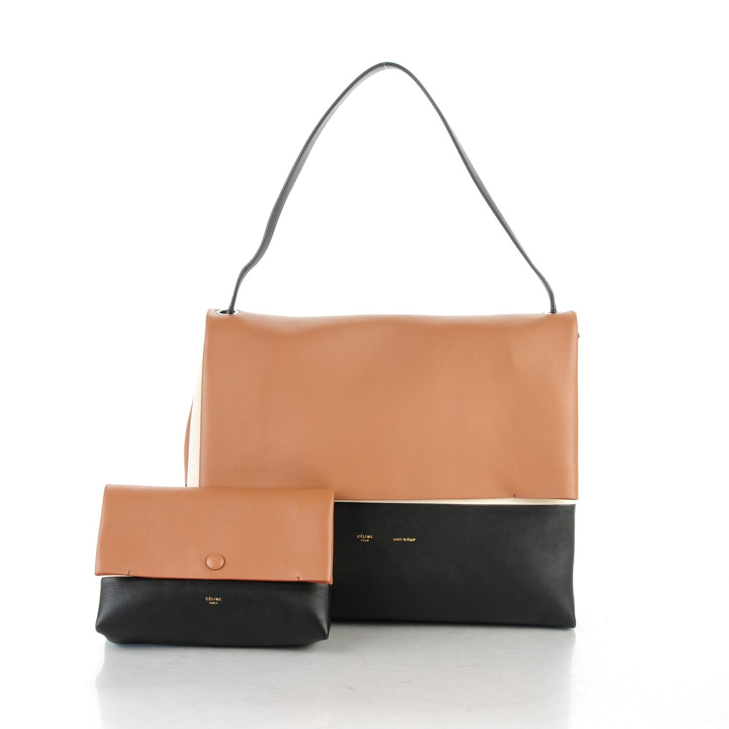 Calfskin All Soft Shoulder Bag Tan