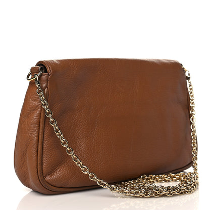 Fendi Vitello Flamingo Fendista Pouchette Crossbody Orzo 3 of 11