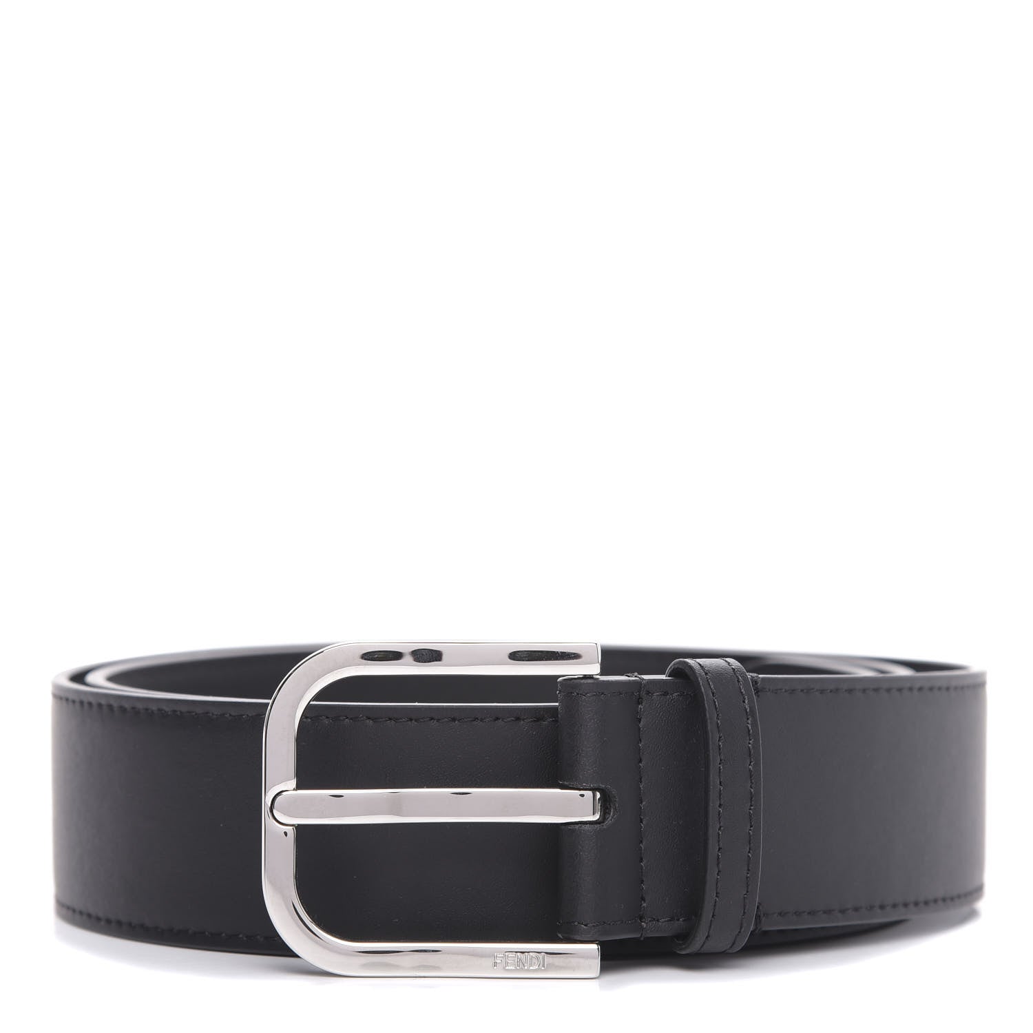 Fendi Calfskin Belt 105 42 Black 1 of 6