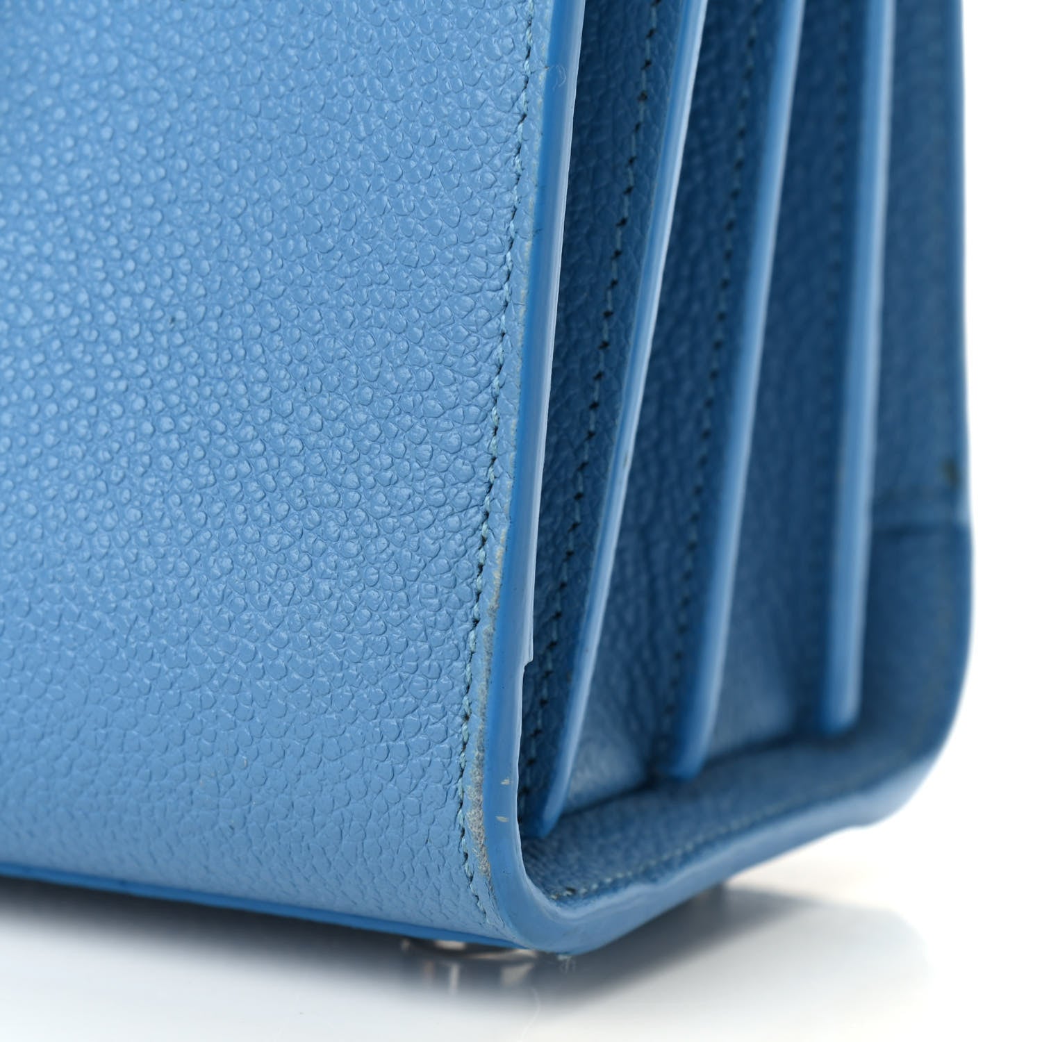 Saint Laurent Grained Calfskin Nano Sac De Jour Blue Clair 12 of 16