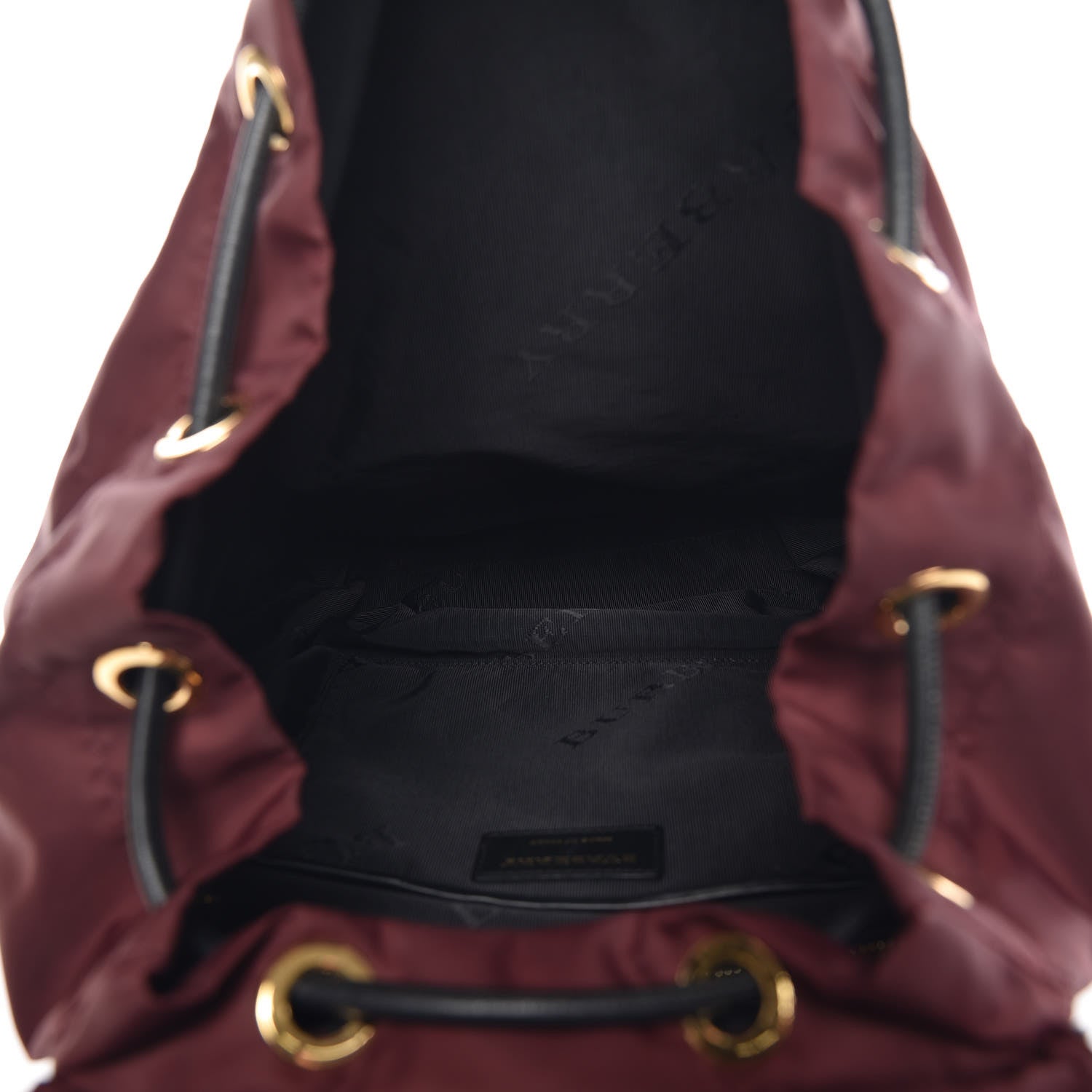 Burberry Nylon Large Rucksack Backpack Burgundy Red 5 of 7