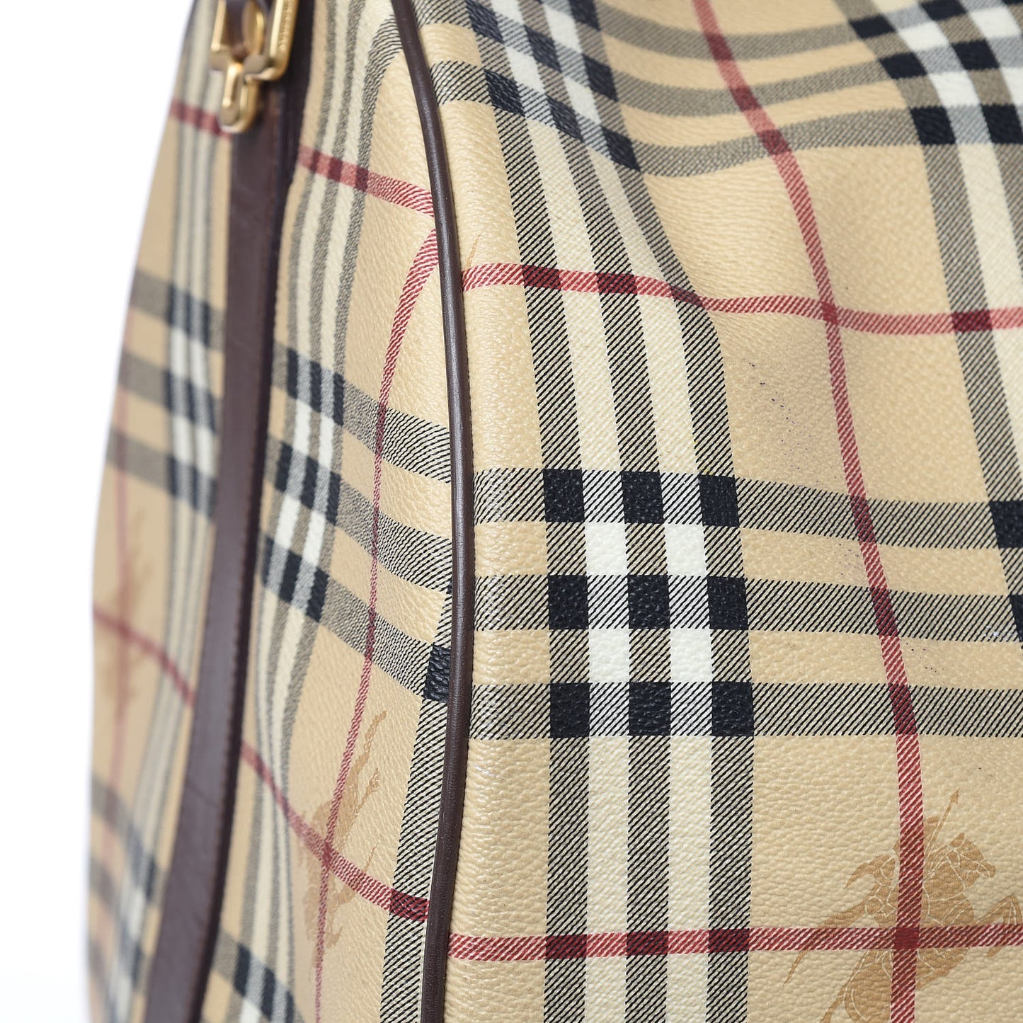 Haymarket Check Duffle Bag Brown
