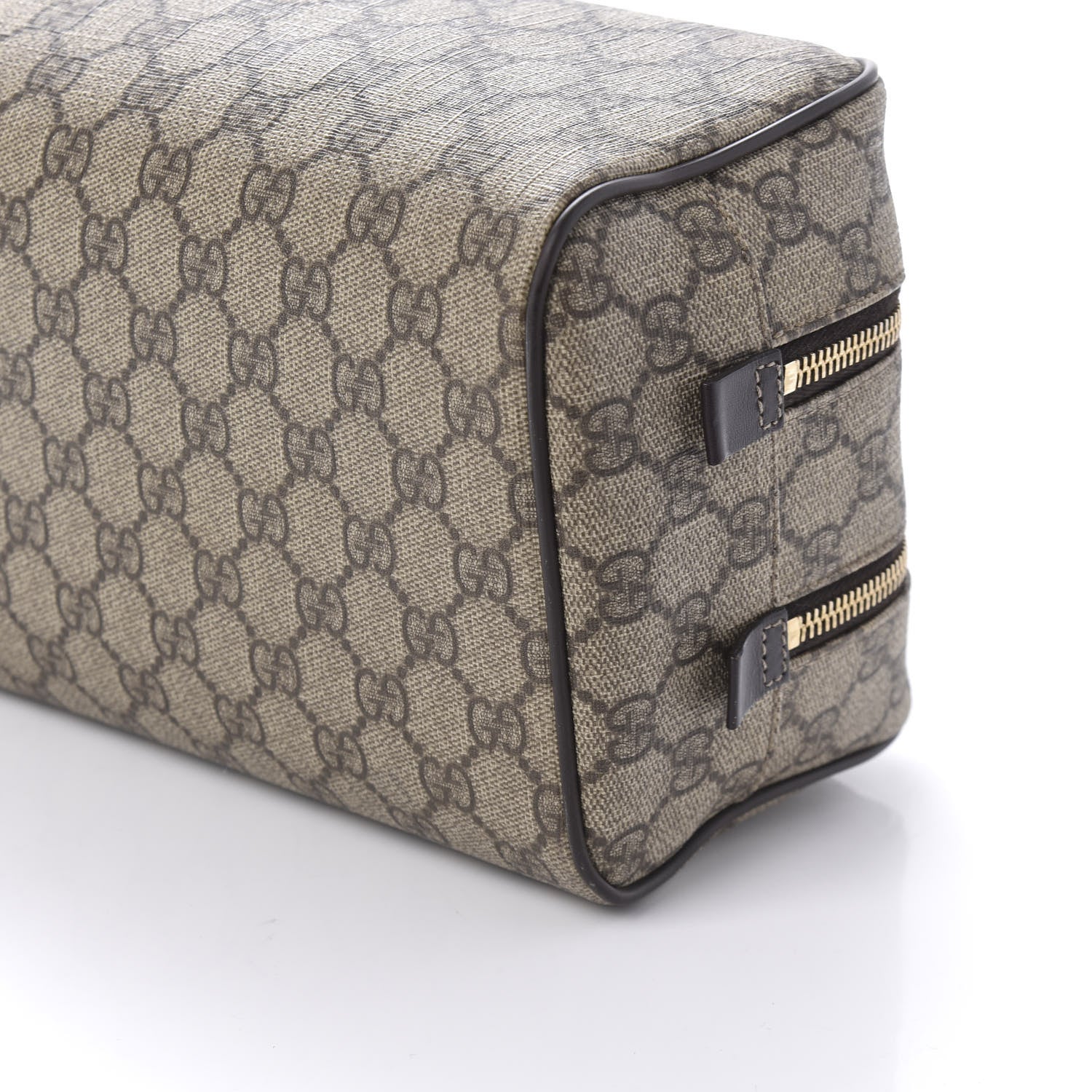 Gucci GG Supreme Monogram Toiletry Case Dark Brown 7 of 10