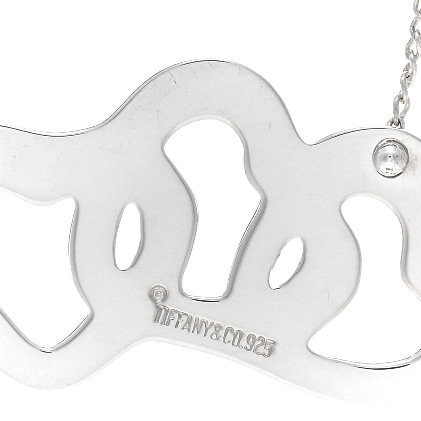 Sterling Silver Elsa Peretti Triple Heart Necklace